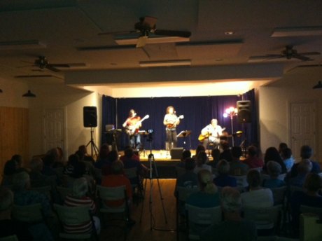 The acoustics in the Community Center are amazing, if I do say so myself. Thanks, Doreen Robinson and Tom Pahl! 
